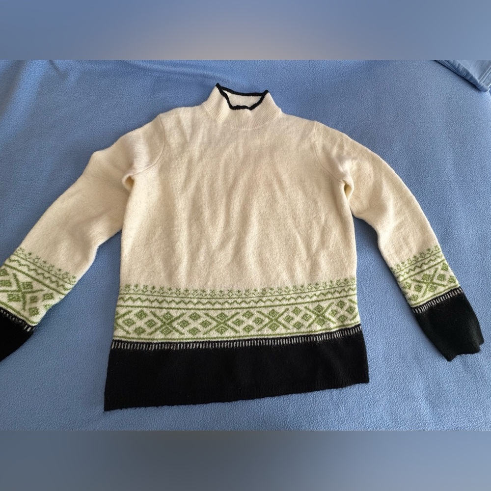 Ines De La Fressange for Uniqlo ladies M wool/alpaca/acrylic blend sweater